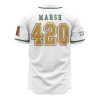 Tegridy Farms Marsh SP AOP Baseball Jersey AOP Baseball Jersey BACK Mockup - Anime Gifts Store