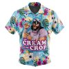 The Cream of the Crop Randy Savage PC Short Sleeve Hawaiian Shirt FRONT Mockup - Anime Gifts Store