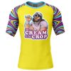 The Cream of the Crop Trippy RS PC Rashguards Short Sleeve FRONT Mockup - Anime Gifts Store