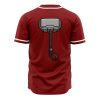 Thor Marvel AOP Baseball Jersey BACK Mockup - Anime Gifts Store