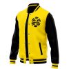 Trafalgar Law Pattern OP Varsity Jacket F RIGHT - Anime Gifts Store