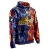 Tripping Thanos and Kratos Marvel AOP Hoodie 3D RIGHT Mockup - Anime Gifts Store