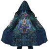 Trippy Abstract Gundam AOP Hooded Cloak Coat MAIN Mockup - Anime Gifts Store