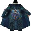 Trippy Abstract Gundam AOP Hooded Cloak Coat NO HOOD Mockup - Anime Gifts Store