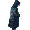 Trippy Abstract Gundam AOP Hooded Cloak Coat RIGHT Mockup - Anime Gifts Store