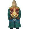 Trippy Attack on Titan AOP Hooded Cloak Coat BACK Mockup - Anime Gifts Store