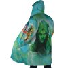 Trippy Auratic Dio Jojos Bizarre Adventure AOP Hooded Cloak Coat SIDE Mockup - Anime Gifts Store