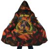 Trippy Burning Gundam AOP Hooded Cloak Coat MAIN Mockup - Anime Gifts Store