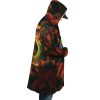 Trippy Burning Gundam AOP Hooded Cloak Coat RIGHT Mockup - Anime Gifts Store