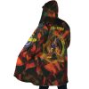 Trippy Burning Gundam AOP Hooded Cloak Coat SIDE Mockup - Anime Gifts Store