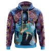 Trippy Castle in the Sky Studio Ghibli AOP Hoodie 3D FRONT Mockup - Anime Gifts Store