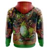 Trippy Charizard Pokemon AOP Hoodie 3D BACK Mockup - Anime Gifts Store