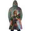 Trippy Cloud Strife Final Fantasy 7 AOP Hooded Cloak Coat BACK Mockup - Anime Gifts Store