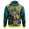 Trippy Deku My Hero Academia AOP Hoodie 3D FRONT Mockup - Anime Gifts Store