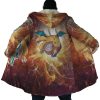 Trippy Dragonite Pokemon AOP Hooded Cloak Coat NO HOOD Mockup - Anime Gifts Store