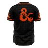 Trippy Dungeons Dragons AOP Baseball Jersey BACK Mockup - Anime Gifts Store