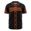 Trippy Dungeons Dragons AOP Baseball Jersey FRONT Mockup - Anime Gifts Store