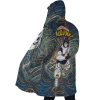 Trippy Engine Ida Tenya My Hero Academia AOP Hooded Cloak Coat SIDE Mockup - Anime Gifts Store