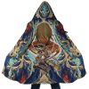 Trippy Eren Yeager Attack on Titan AOP Hooded Cloak Coat MAIN Mockup - Anime Gifts Store