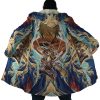 Trippy Eren Yeager Attack on Titan AOP Hooded Cloak Coat NO HOOD Mockup - Anime Gifts Store