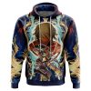 Trippy Eren Yeager Attack on Titan AOP Hoodie 3D FRONT Mockup - Anime Gifts Store