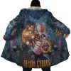 Trippy Genos One Punch Man AOP Hooded Cloak Coat NO HOOD Mockup - Anime Gifts Store