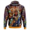 Trippy Giorno Giovanna Golden Wind Jojos Bizarre Adventure AOP Hoodie 3D FRONT Mockup - Anime Gifts Store