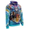 Trippy Golden Wind Squad Jojos Bizarre Adventure AOP Hoodie 3D RIGHT Mockup - Anime Gifts Store