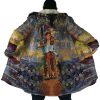 Trippy Grave of the Fireflies SG AOP Hooded Cloak Coat NO HOOD Mockup - Anime Gifts Store