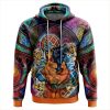 Trippy Guido Mista Six Bullets Jojos Bizarre Adventure AOP Hoodie 3D FRONT Mockup - Anime Gifts Store