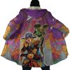 Trippy Gyro Zeppeli Ball Breaker JBA AOP Hooded Cloak Coat NO HOOD Mockup - Anime Gifts Store