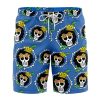 Trippy Hippie Trip Brook One Piece Hawaiian Shorts FRONT Mockup Knot - Anime Gifts Store