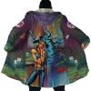 Trippy Jolyne Cujoh Stone Ocean JBA AOP Hooded Cloak Coat NO HOOD Mockup - Anime Gifts Store