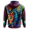 Trippy Jolyne Cujoh Stone Ocean Jojos Bizarre Adventure AOP Hoodie 3D BACK Mockup - Anime Gifts Store