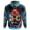 Trippy Josuke Shining Diamond Bizarre Adventure AOP Hoodie 3D BACK Mockup - Anime Gifts Store