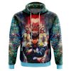 Trippy Josuke Shining Diamond Bizarre Adventure AOP Hoodie 3D FRONT Mockup - Anime Gifts Store