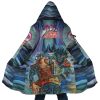 Trippy Jotaro Kujo Star Platinum JBA AOP Hooded Cloak Coat MAIN Mockup - Anime Gifts Store