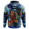 Trippy Jotaro Kujo Star Platinum Jojos Bizarre Adventure AOP Hoodie 3D BACK Mockup - Anime Gifts Store