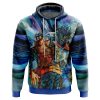 Trippy Jotaro Kujo Star Platinum Jojos Bizarre Adventure AOP Hoodie 3D FRONT Mockup 1 - Anime Gifts Store