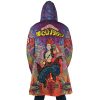 Trippy Kirishima Red Riot MHA AOP Hooded Cloak Coat BACK Mockup - Anime Gifts Store