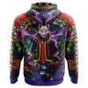 Trippy Kitsune Drift Mask Fortnite AOP Hoodie 3D BACK Mockup - Anime Gifts Store