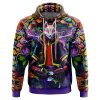 Trippy Kitsune Drift Mask Fortnite AOP Hoodie 3D FRONT Mockup - Anime Gifts Store