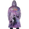 Trippy Lucid Stardust Crusaders JBA AOP Hooded Cloak Coat BACK Mockup - Anime Gifts Store