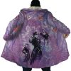 Trippy Lucid Stardust Crusaders JBA AOP Hooded Cloak Coat NO HOOD Mockup - Anime Gifts Store