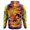 Trippy Luffy One Piece AOP Hoodie 3D BACK Mockup - Anime Gifts Store