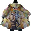 Trippy Melone Babyhead JBA AOP Hooded Cloak Coat NO HOOD Mockup - Anime Gifts Store