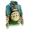 Trippy My Neighbor Totoro Studio Ghibli AOP Hoodie 3D RIGHT Mockup - Anime Gifts Store