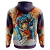 Trippy Nausicaa of the Valley of the Wind Studio Ghibli AOP Hoodie 3D BACK Mockup - Anime Gifts Store