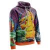 Trippy Pikachu Pokemon AOP Hoodie 3D RIGHT Mockup - Anime Gifts Store