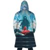 Trippy Porco Rosso SG AOP Hooded Cloak Coat BACK Mockup - Anime Gifts Store